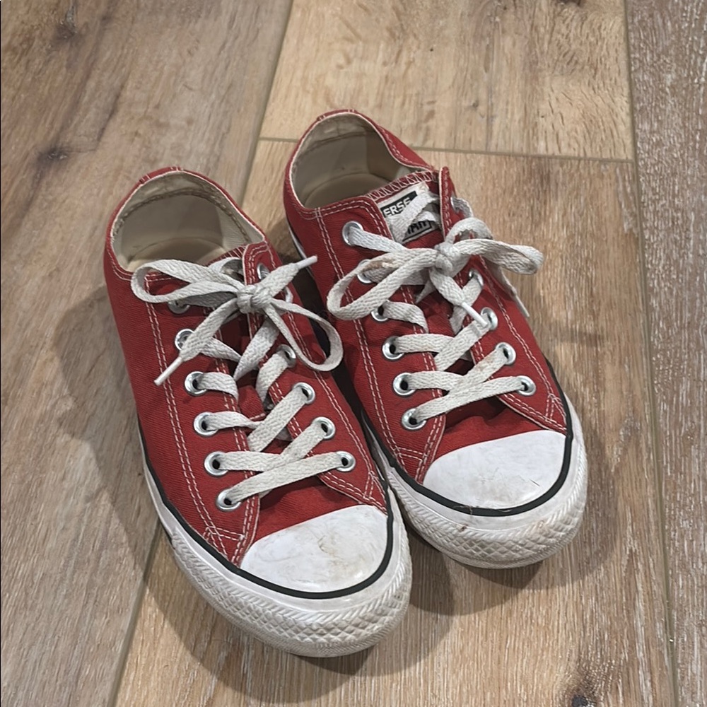 Converse Red shoes